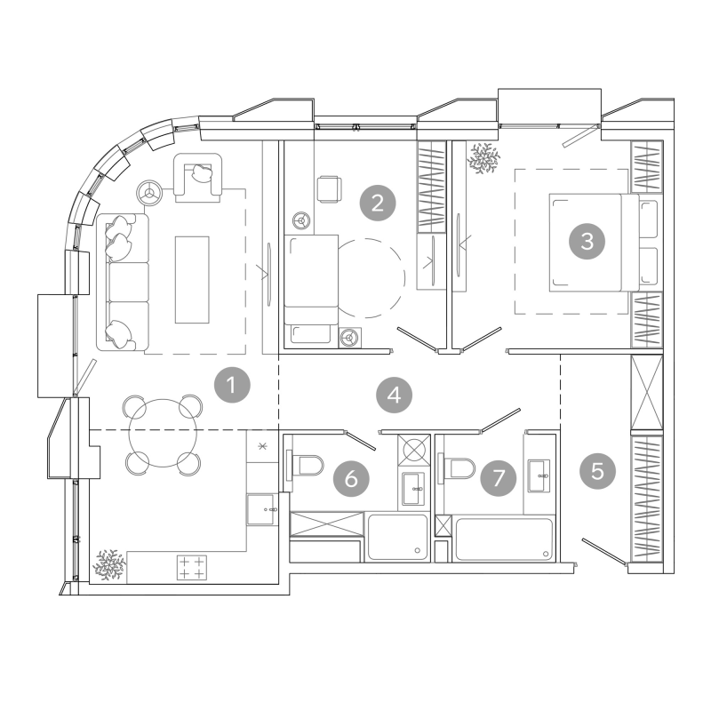3 ккв (Евро) 78,5 м²