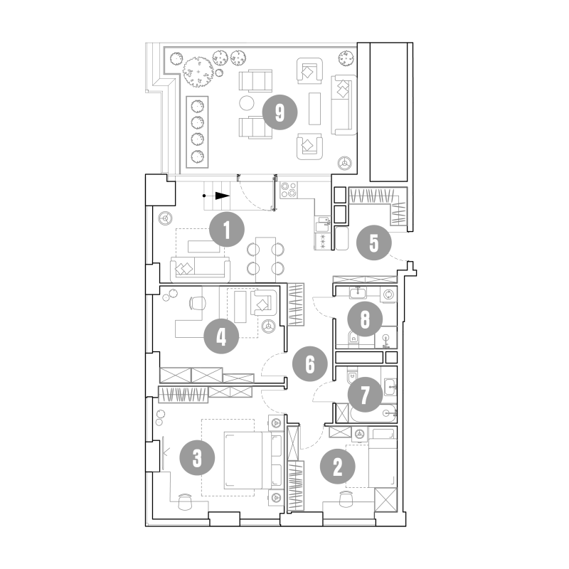 4 ккв (Евро) 123,7 м²