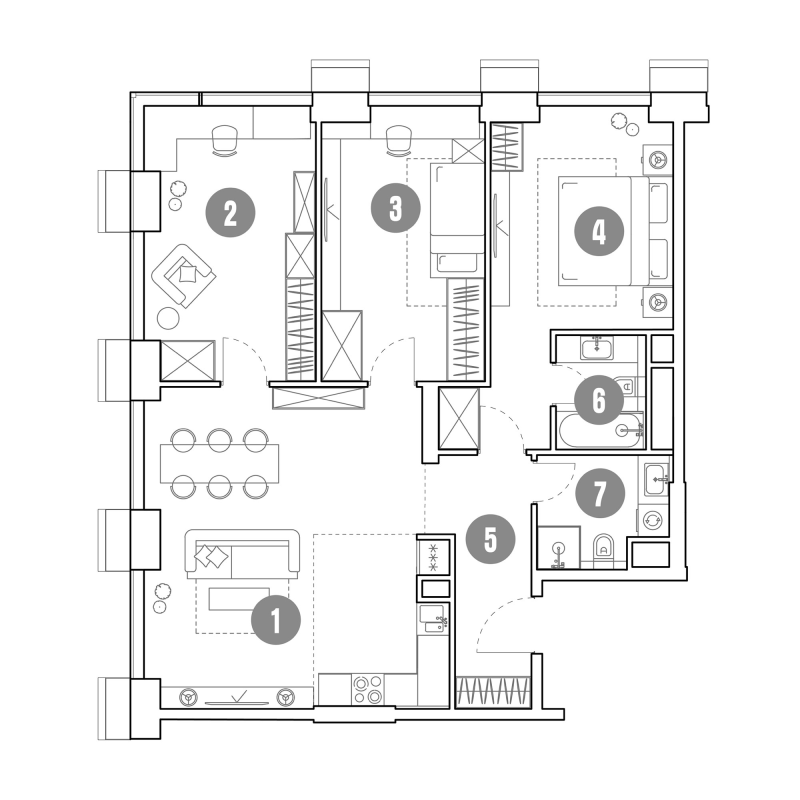 4 ккв (Евро) 93,2 м²