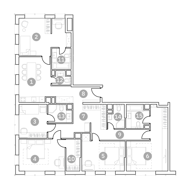 6 ккв (Евро) 147,2 м²