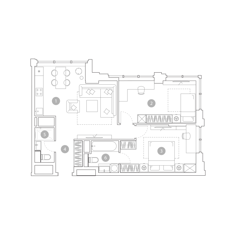 3 ккв (Евро) 68,3 м²
