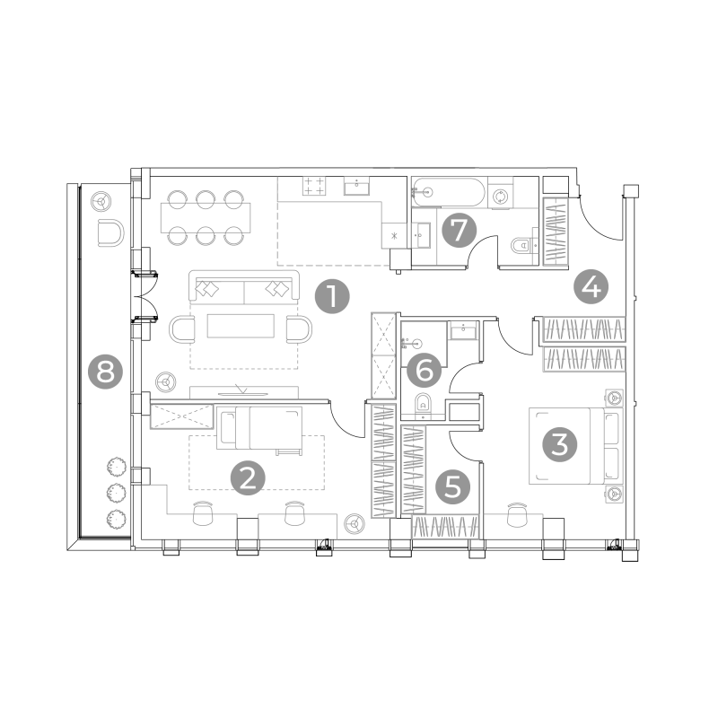 3 ккв (Евро) 100,7 м²