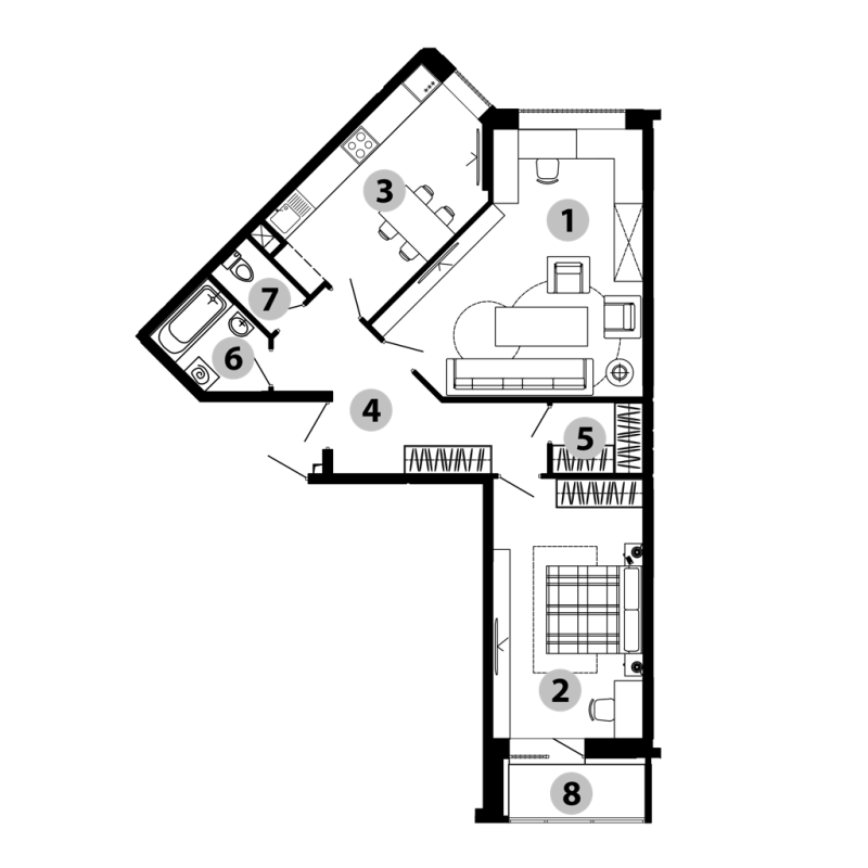 2 ккв 73,6 м²