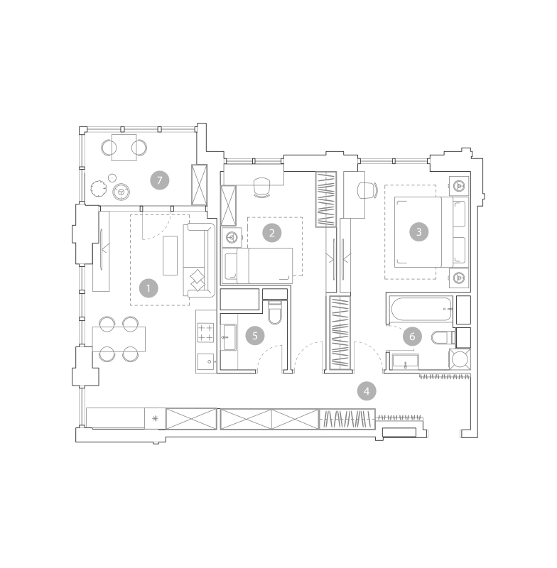 3 ккв (Евро) 74,9 м²