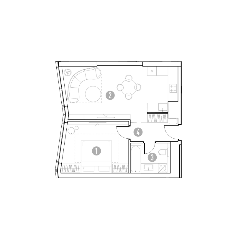 2 ккв (Евро) 48,8 м²