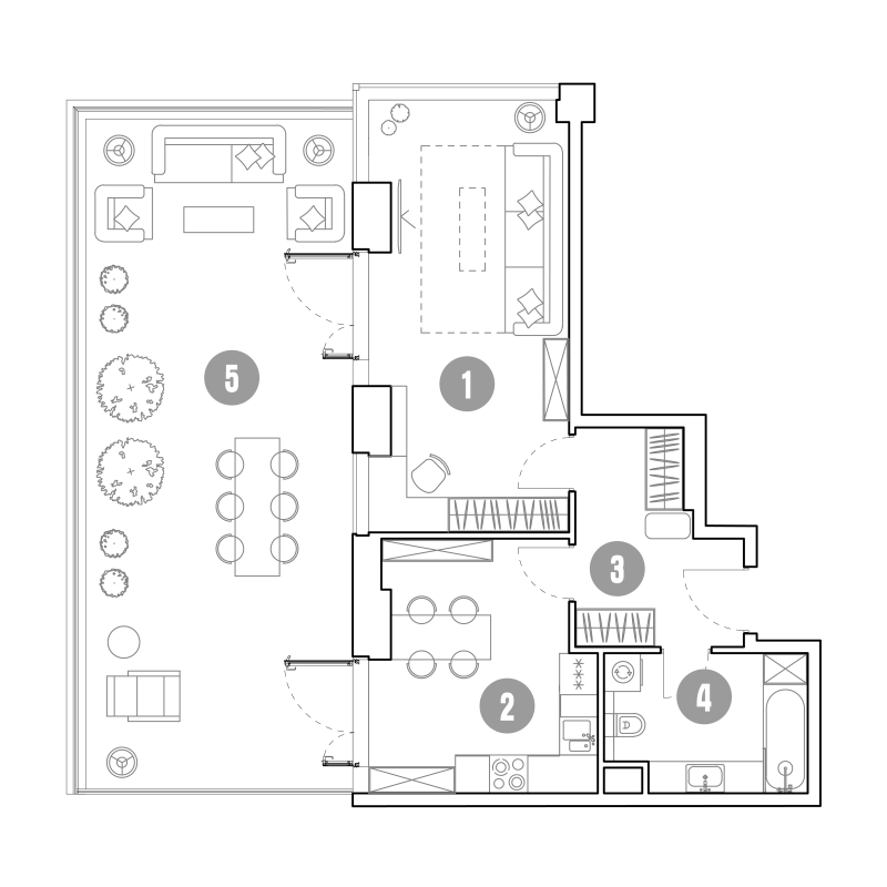 1 ккв 91,7 м²