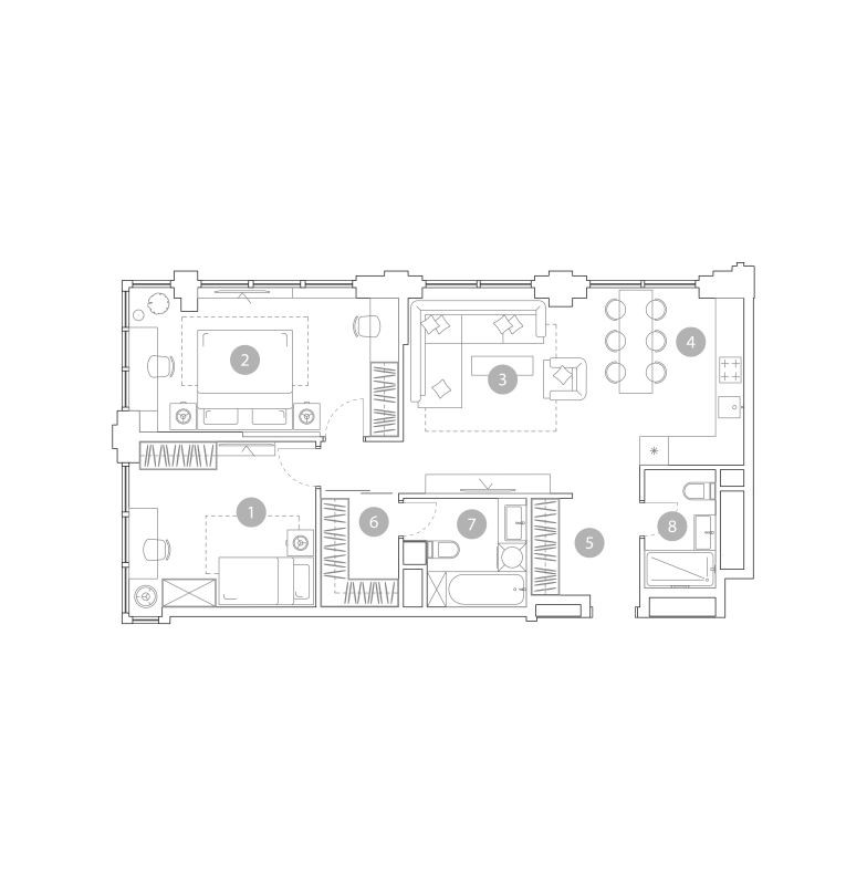 3 ккв 80,8 м²