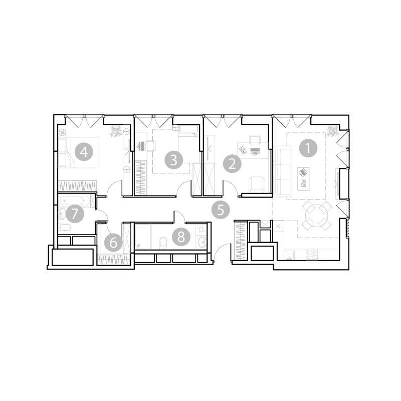 4 ккв (Евро) 97,1 м²