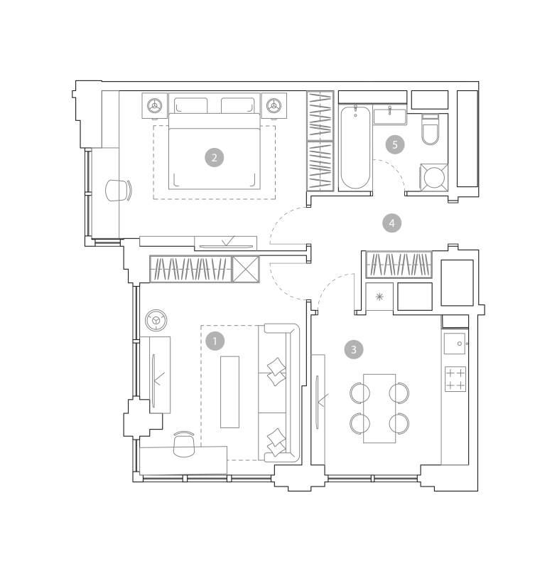 2 ккв 57,1 м²