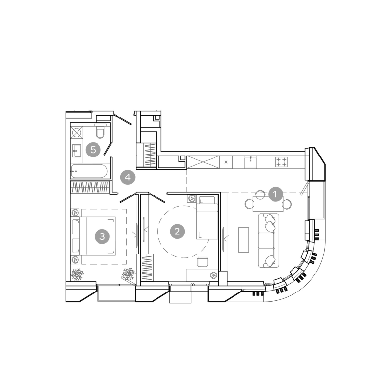 3 ккв (Евро) 67,8 м²