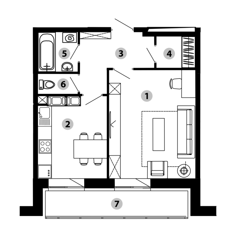 1 ккв 44,2 м²