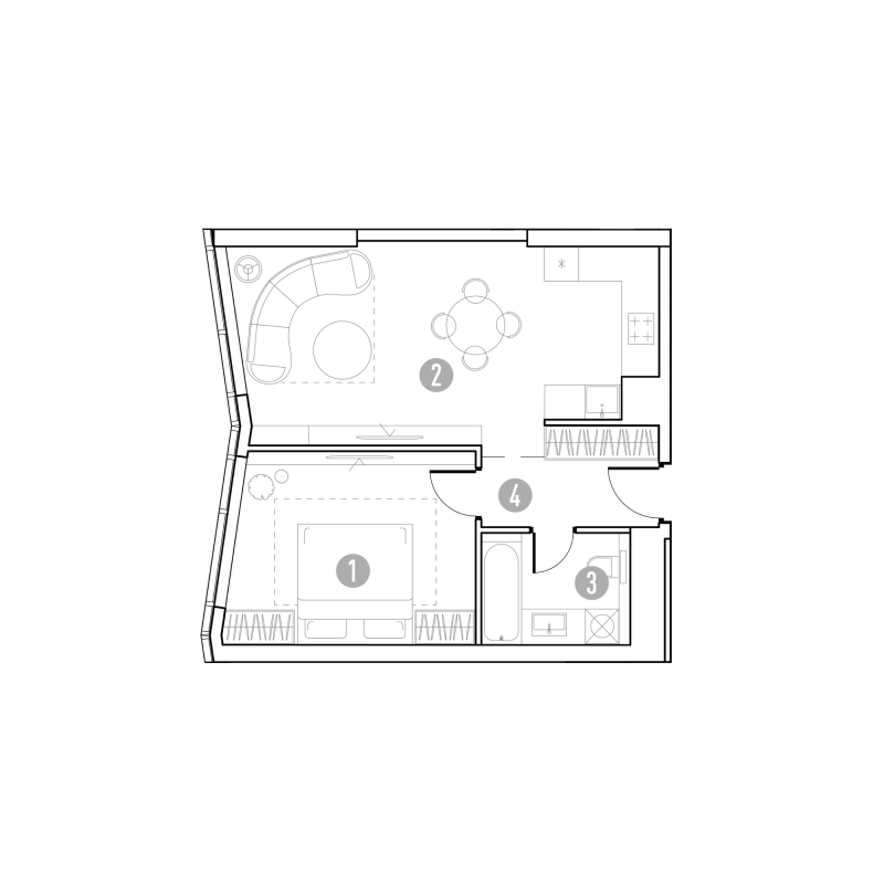 2 ккв (Евро) 48,7 м²