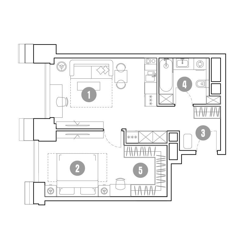 2 ккв (Евро) 48,2 м²