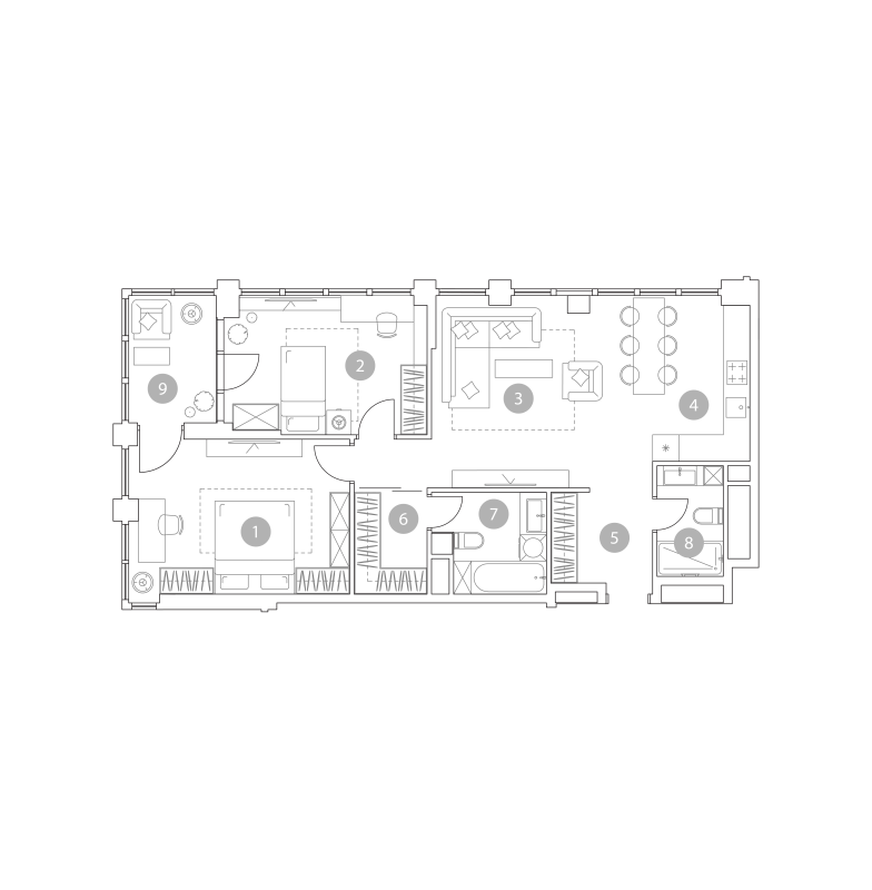 3 ккв 84,7 м²