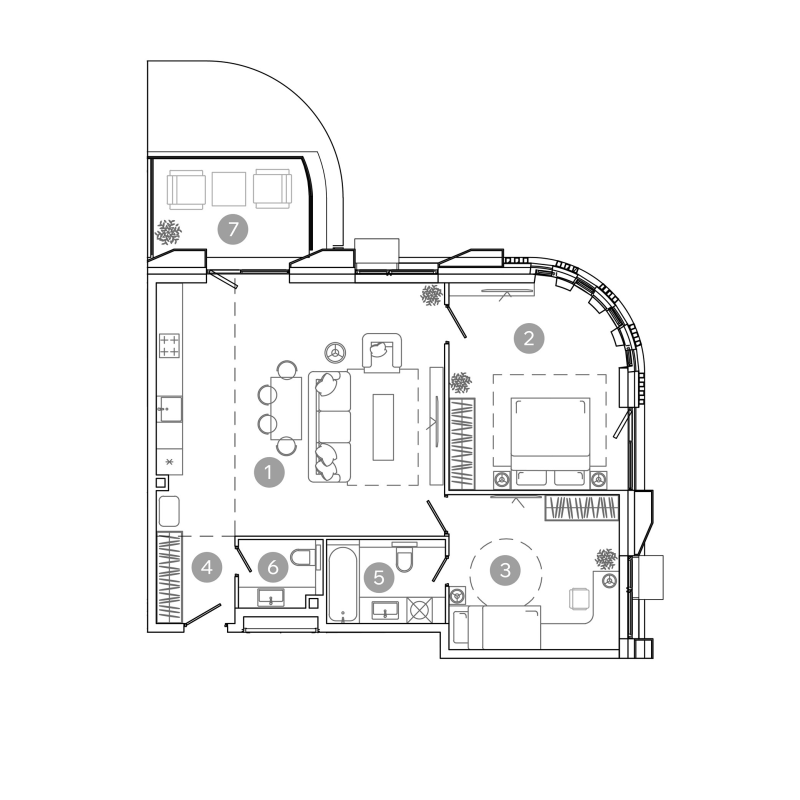 3 ккв (Евро) 81,6 м²