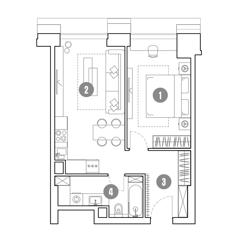 2 ккв (Евро) 49,6 м²