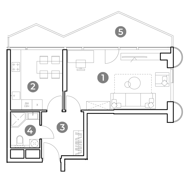 1 ккв 52,7 м²