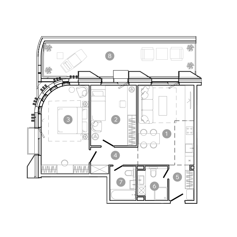 3 ккв (Евро) 73,1 м²