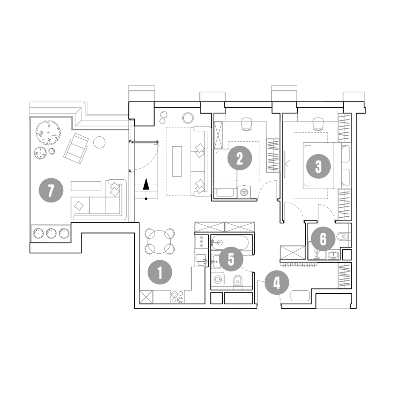 3 ккв (Евро) 93,8 м²
