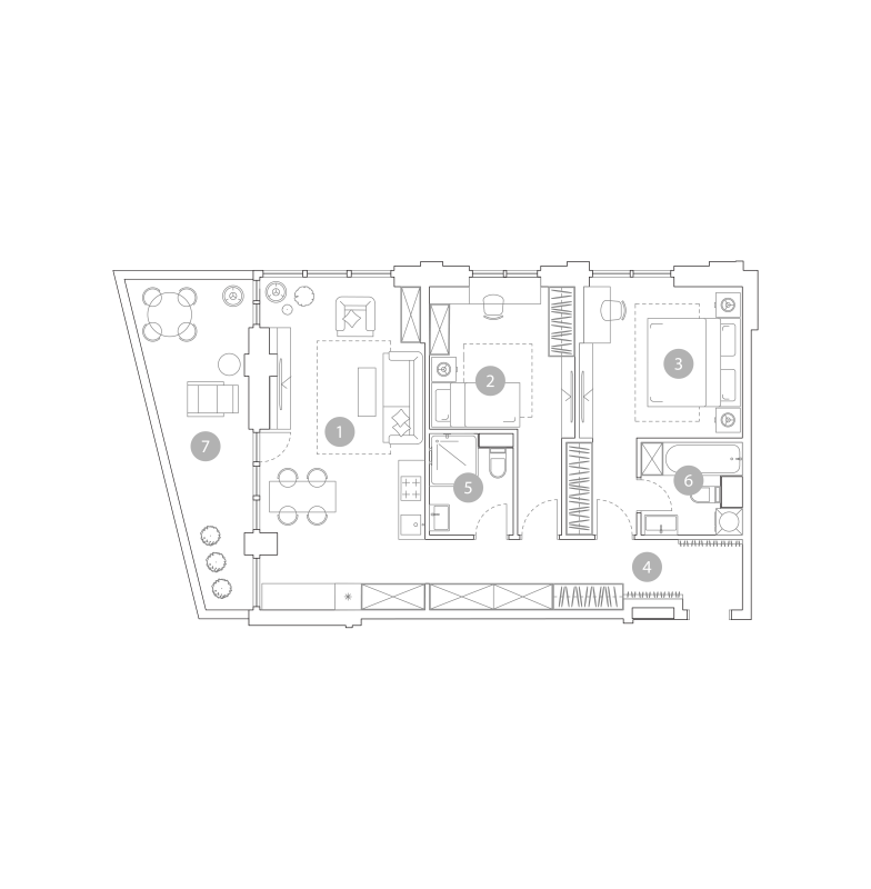 3 ккв (Евро) 81,9 м²