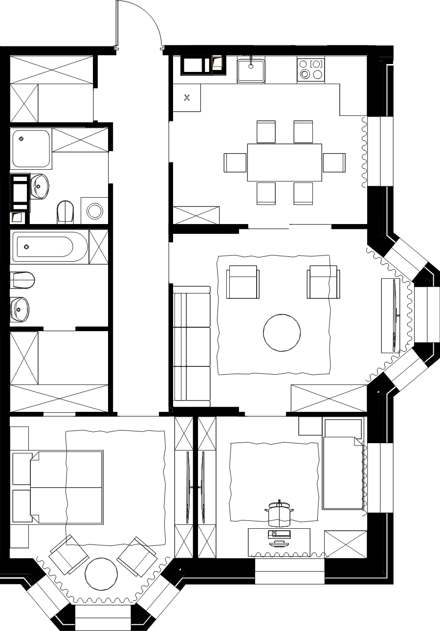 3 ккв 82,6 м²