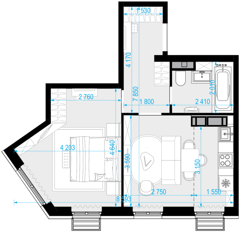 2 ккв 48,9 м²