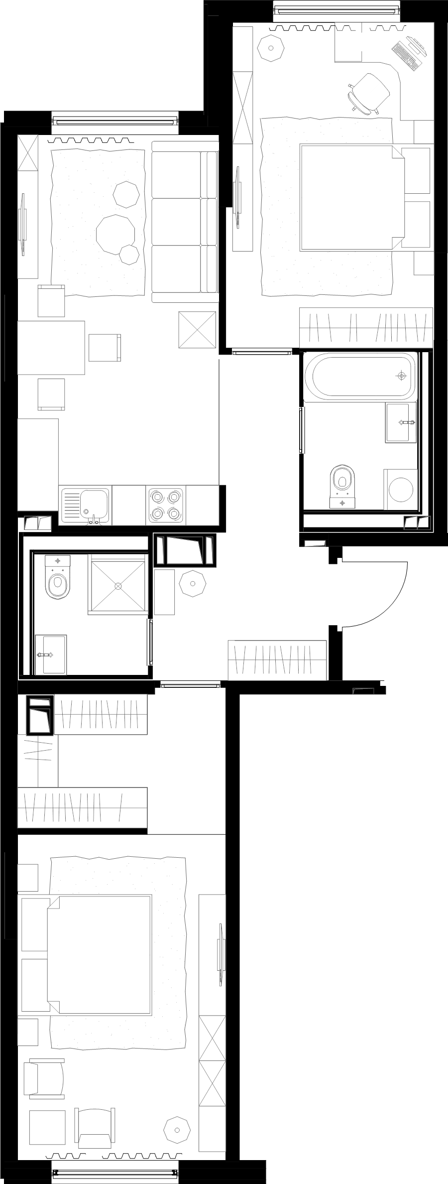 3 ккв (Евро) 71,3 м²