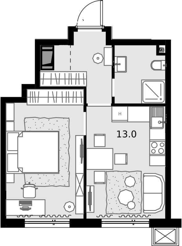 1 ккв 35,2 м²