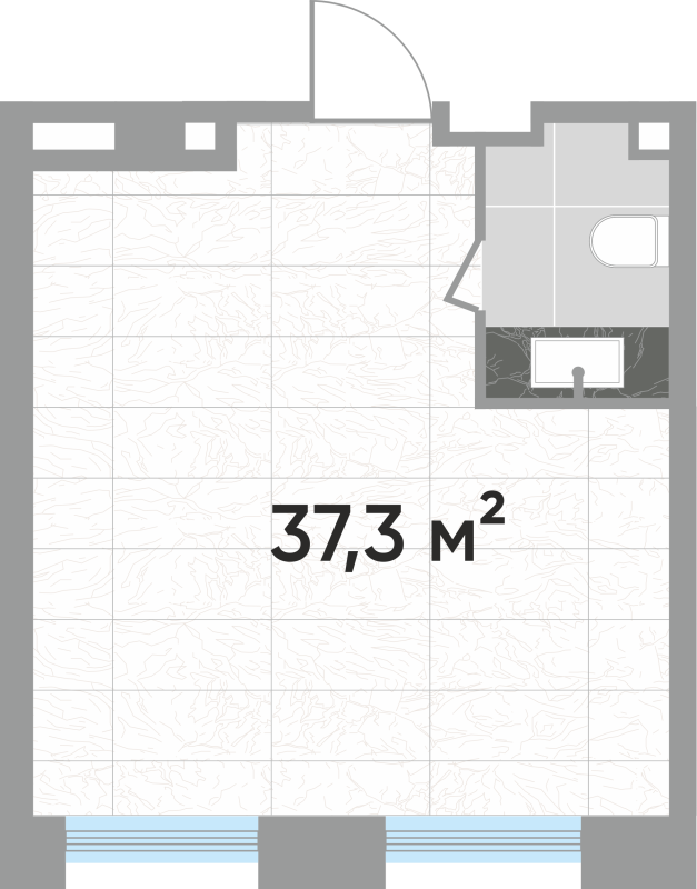 К. пом 37,3 м²