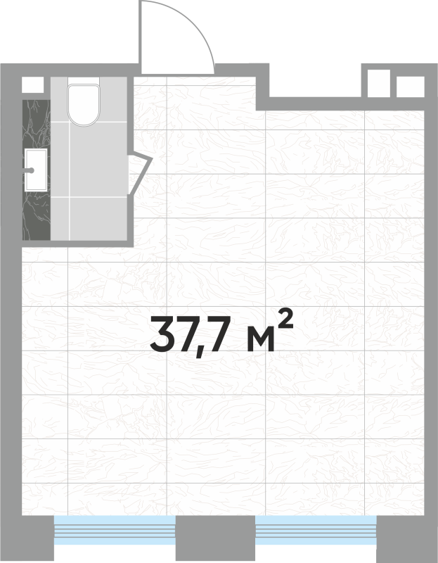 К. пом 37,7 м²
