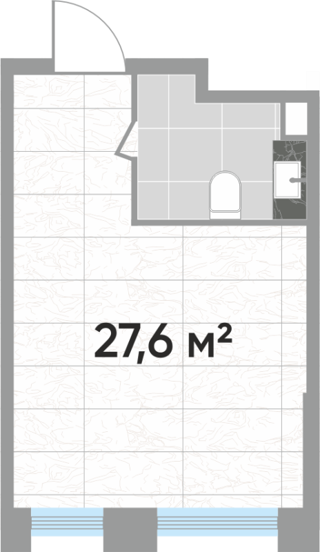 К. пом 27,6 м²