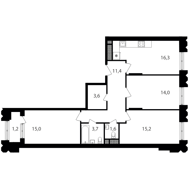 4 ккв (Евро)