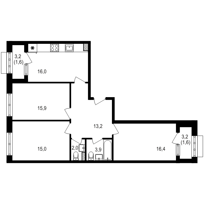 4 ккв (Евро)