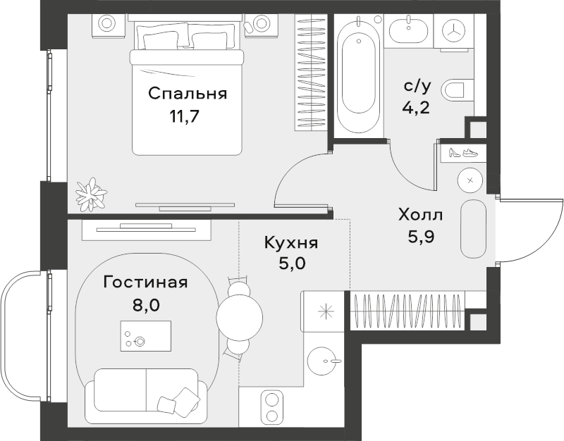 1 ккв