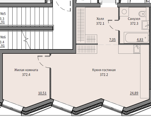 2 ккв (Евро) 47,1 м²