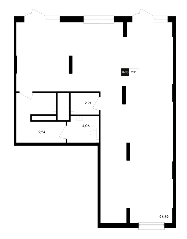 К. пом 113,1 м²