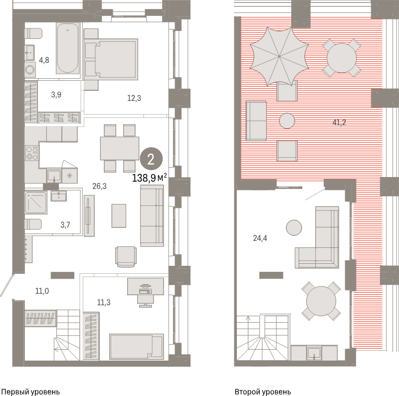 3 ккв (Евро) 138,9 м²