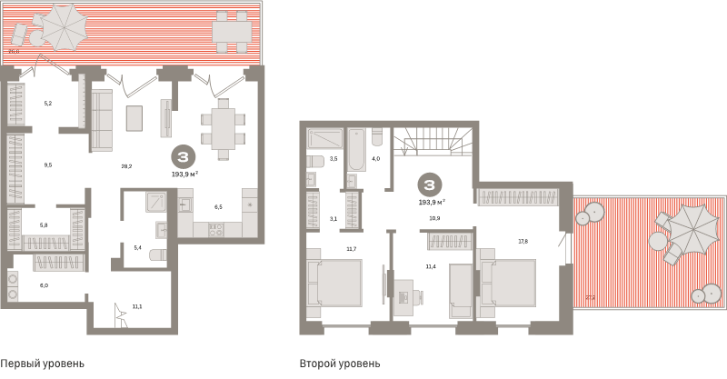 4 ккв (Евро) 193,9 м²
