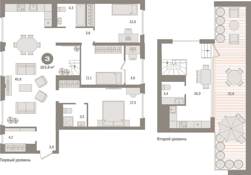 5 ккв (Евро) 163,8 м²