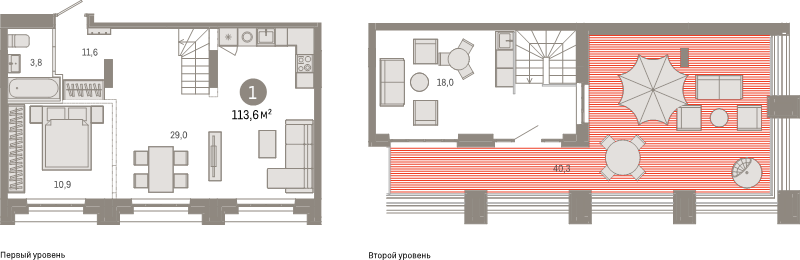 2 ккв (Евро) 113,6 м²