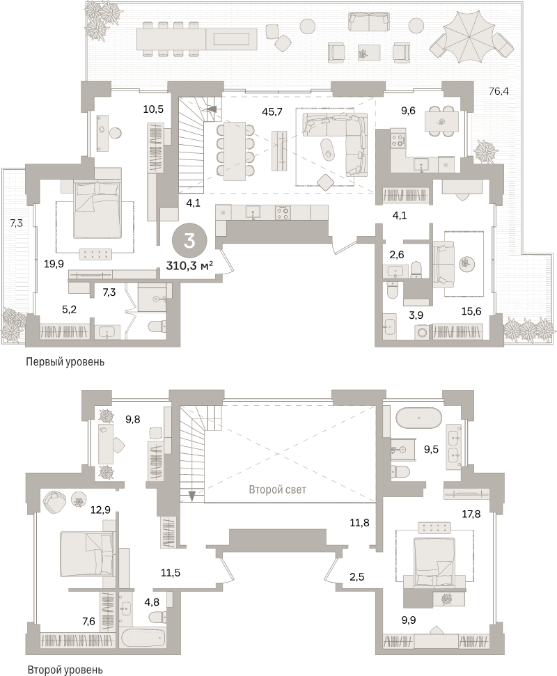 5 ккв (Евро) 310,3 м²