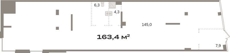 К. пом 163,4 м²