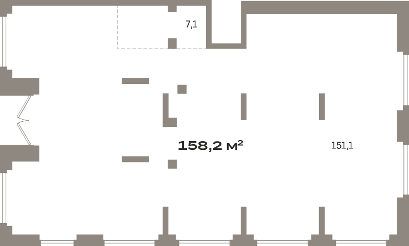 К. пом 158,2 м²