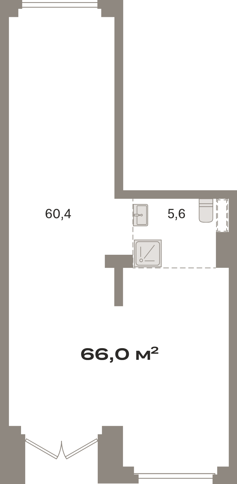К. пом 66 м²