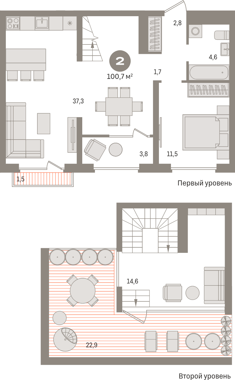 2 ккв (Евро) 101,2 м²