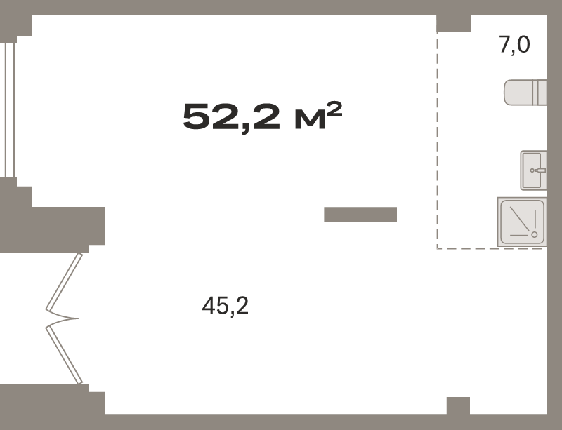 К. пом 52,2 м²