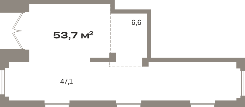 К. пом 53,6 м²