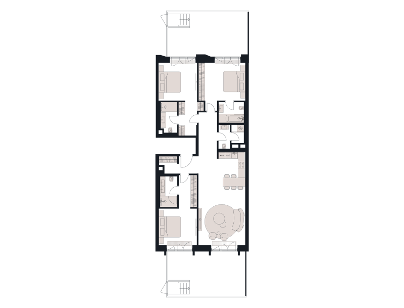 4 ккв (Евро) 149,8 м²
