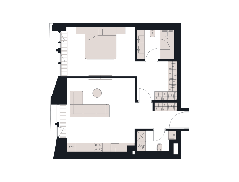 3 ккв (Евро) 117,4 м²