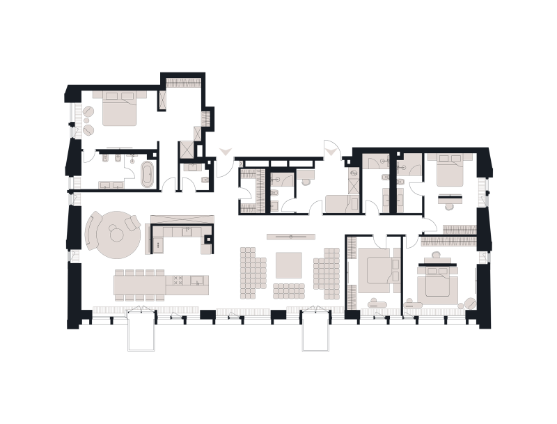 6 ккв (Евро) 274,2 м²